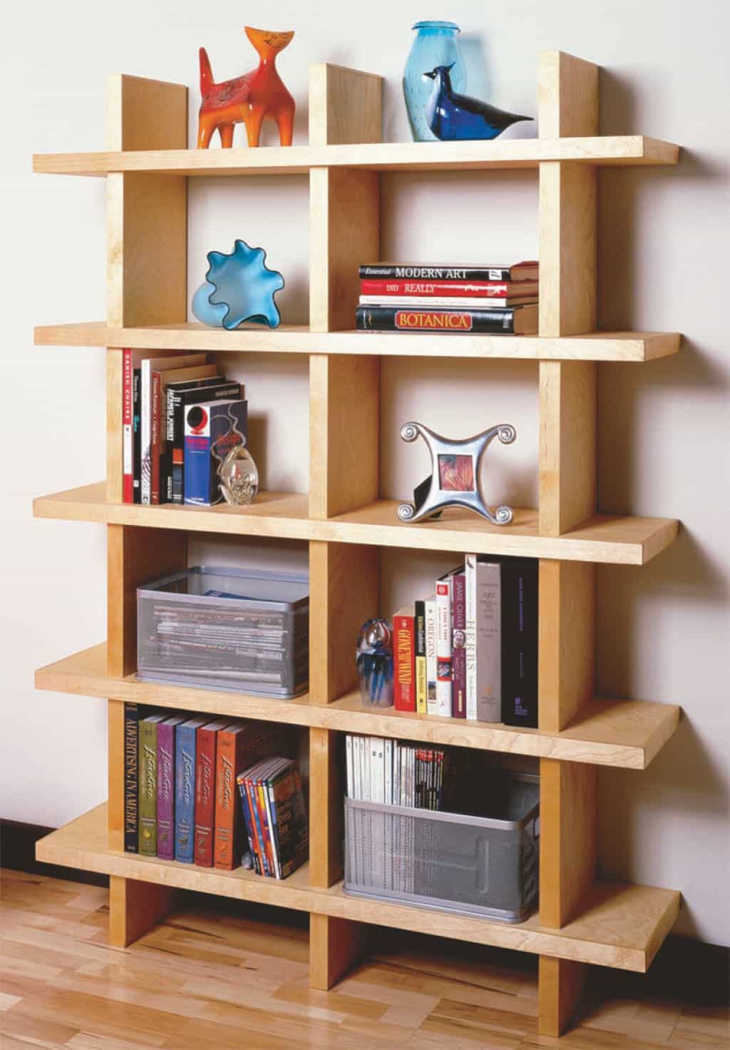 Wooden Bookshelves